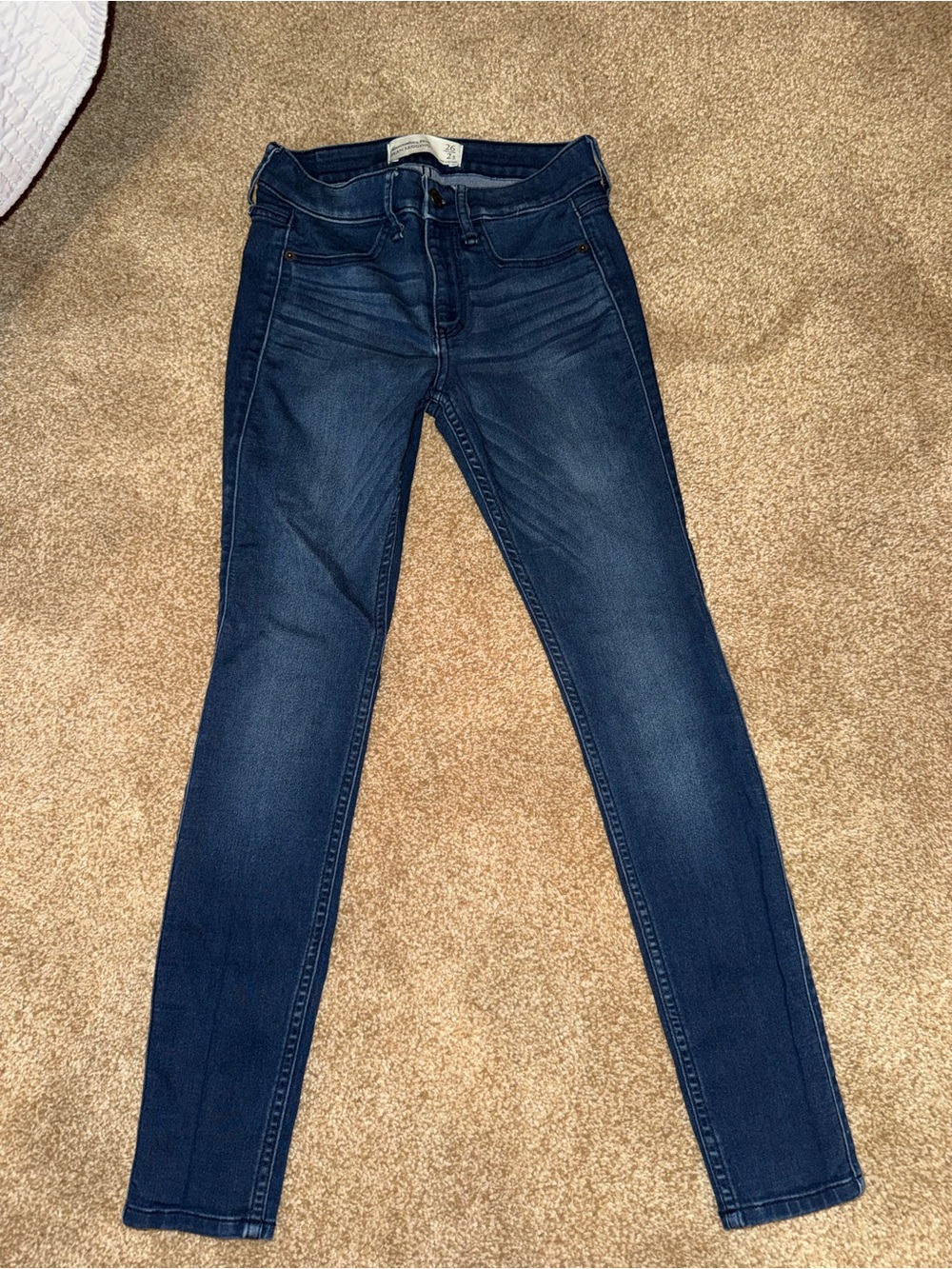 Abercrombie & Fitch Dark Blue Skinny Jeans
